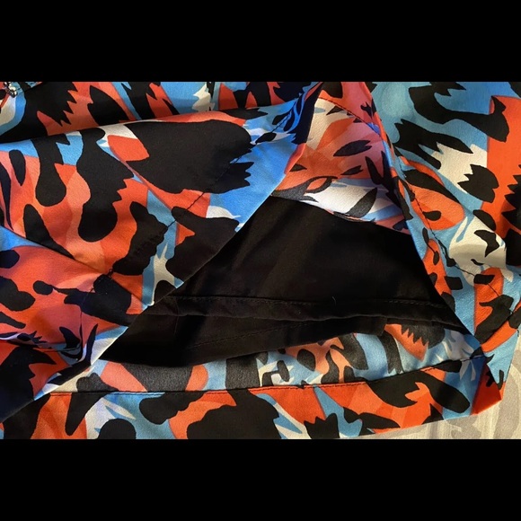 Floral Geo Print Summer Dress Shorts with Pockets Large W118 by Walter Baker - Picture 4 of 9